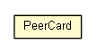 Package class diagram package PeerCard