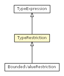 Package class diagram package TypeRestriction