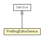 Package class diagram package ProfilingEditorService