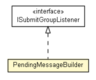 Package class diagram package PendingMessageBuilder